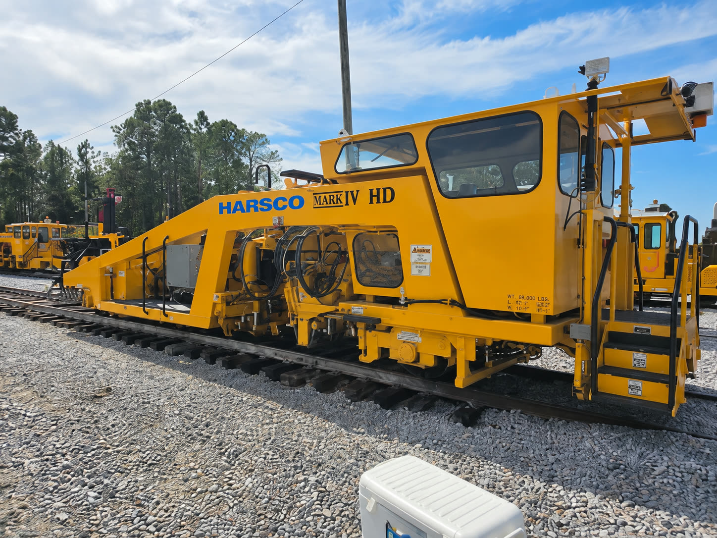 Calzadora Harsco Mark IV HD en vía